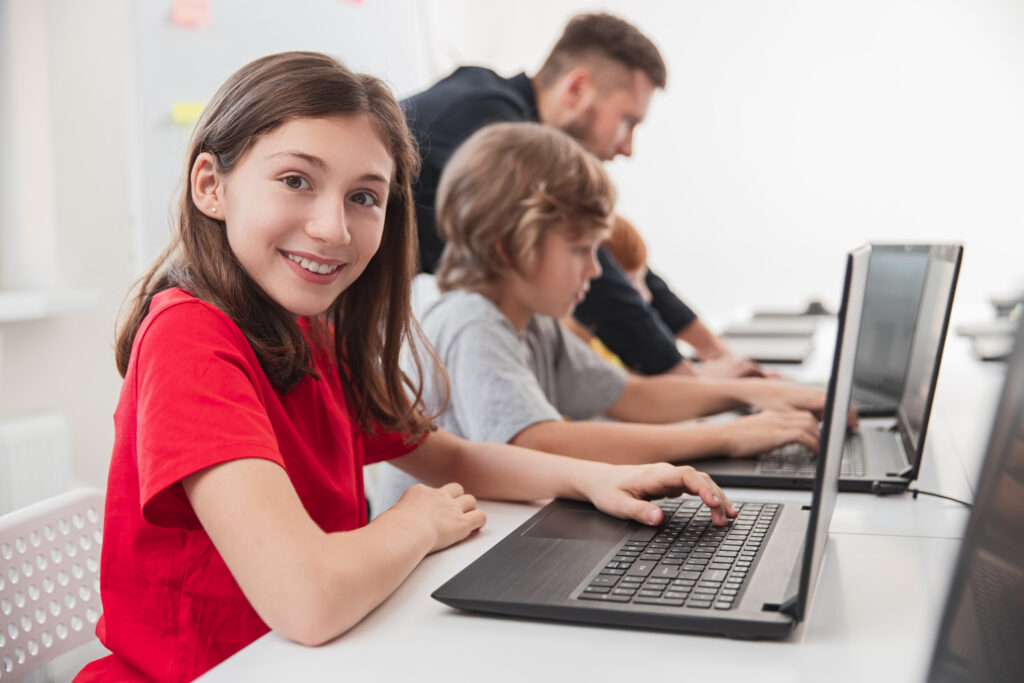 Smart Kids Studying Programming In Classroom 2025 04 01 02 11 42 Utc 1024x683